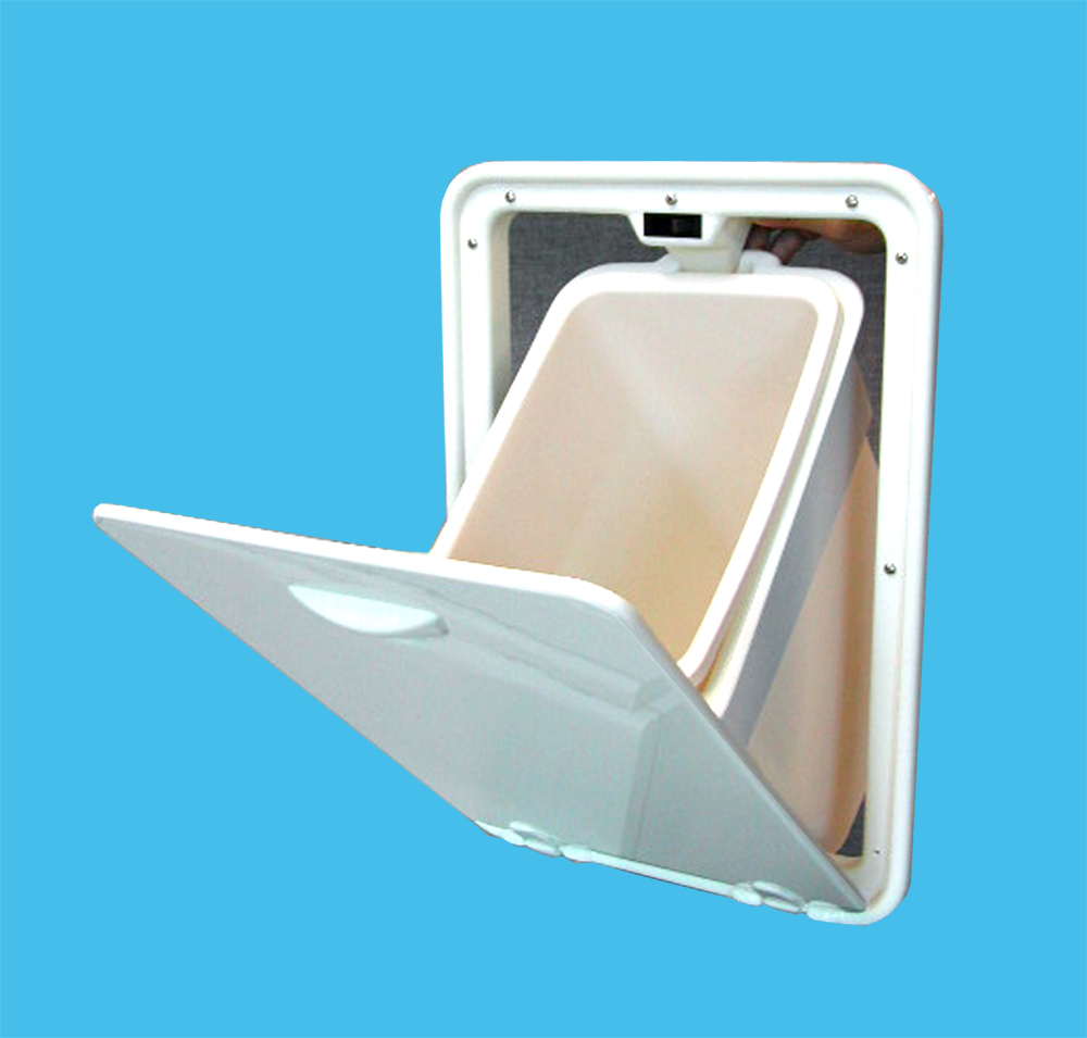 Flip Out Trash Can Holders – SSi Custom Plastics